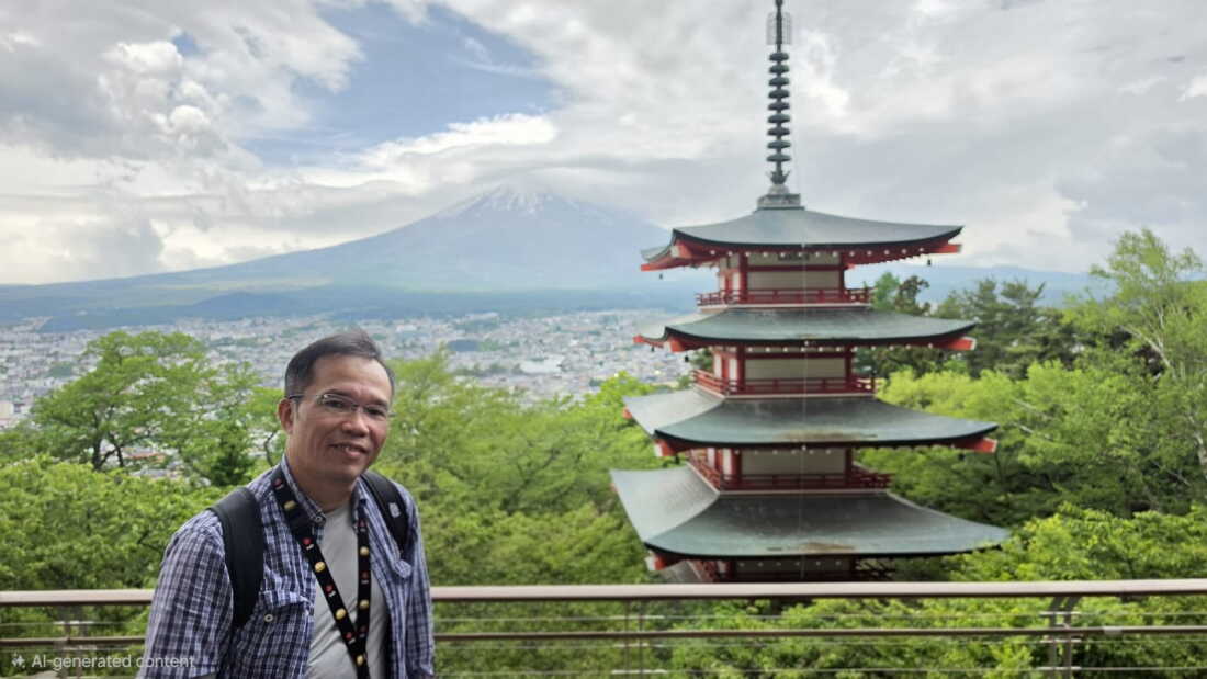Tran Hiep, an Australian activist, was detained in Vietnam after a trip to Cambodia. He is photographed here by his wife, Chloe Dang, on a trip to Japan in May, 2026.