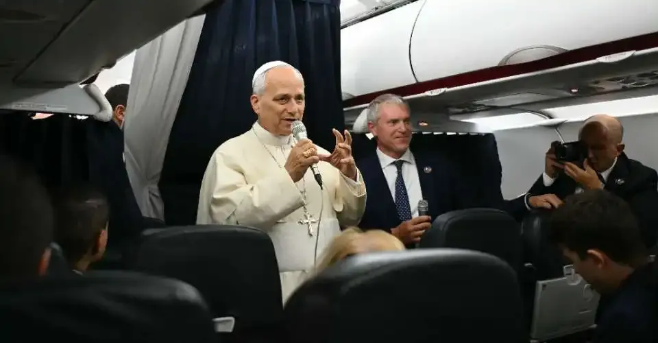 Pope Leo says he's not in 'panic mode' over AI, but warns against ignoring risks