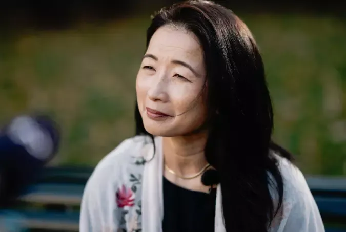 SPOKESPERSON: Helena Huong Nguyen speaks on behalf of the family. Photo: Vegard Bakke / TV 2