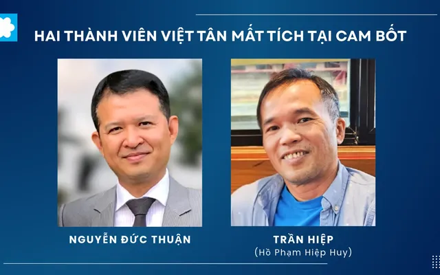 Thông cáo báo chí: Hai thành viên Việt Tân mất tích tại Cam Bốt