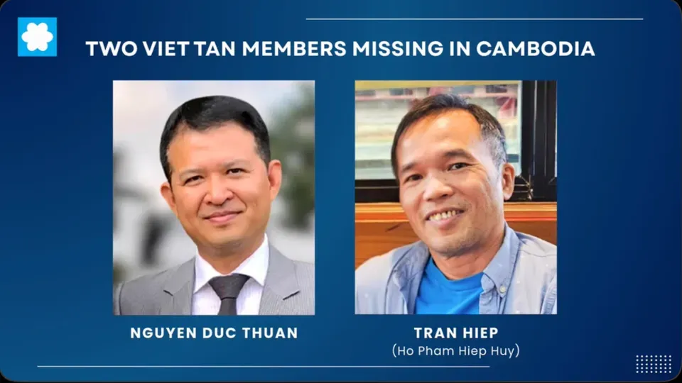 Vietnam Names Two Missing Activists in Phnom Penh in Terrorism Case
